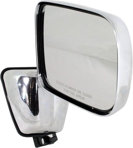 Kool Vue Driver & Passenger Side Mirrors Manual Adjust for Dodge W250 D250 D150 D350 W350 W150 Ramcharger 1988-1993, Chrome Car Mirror Vanity in Saudi Arabia