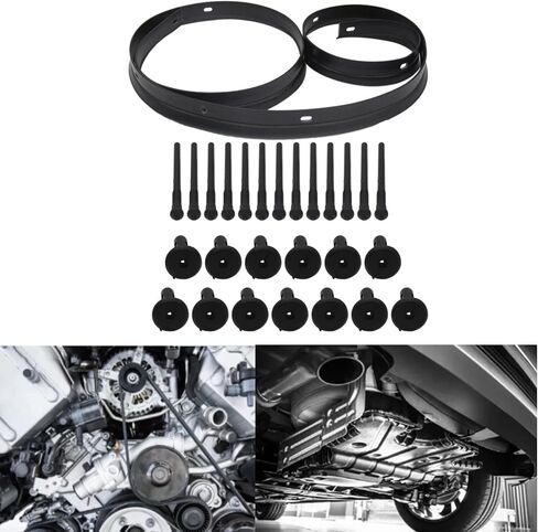 68051392AA Front Fascia Bumper Hood Seal w/ Rivets for 2008-2019 Dodge Challenger in Saudi Arabia
