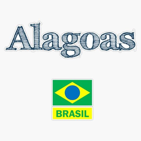 Alagoas البرازيل ملصق ملصقات للسيارة متعددة الأشكال ملصق حائط من الفينيل‏ 5" in Kuwait