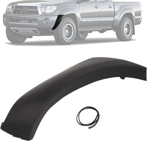 KUAFU Front Bumper End Cap Compatible with 2005-2011 Toyota Tacoma Base, Pre Runner Replace For TO1005170, TO1004170, 5211204020, 5211304020 Bumper Corner Extension PP Plastic Painted Left & Right in Saudi Arabia