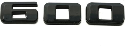 3Pcs Escalade 600 600D Rear Liftgate Emblem 3D Badge Letter 84787581 23440294 84740919 Compatible with fits Escalade (Black) in Saudi Arabia