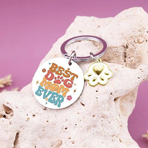 Dad Birthday Keychain For Dad Best Dog Dad Gifts Meaningful Funny Christmas Thanksgiving Birthday Gift For Men Cute Present From Daughter Son Dog Lovers Gifts For Women Men in Saudi Arabia