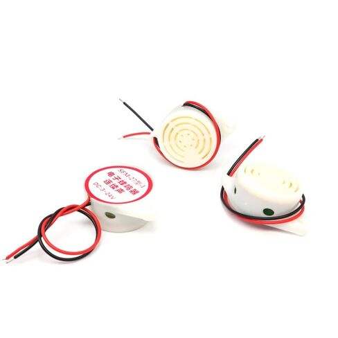 50pcs SFM-27 Active Buzzer DC3-24V piezoelectric Buzzer 3015 high Decibel Continuous Sound Alarm White in Saudi Arabia