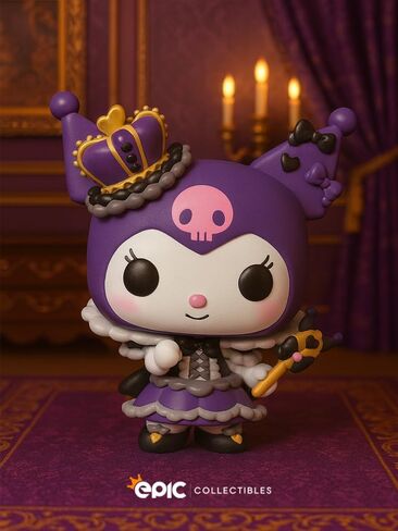 Funko Pop! Animation: Hello Kitty - Kuromi in Royal Outfit 20th Anniversary Limited Edition Exclusive Vinyl Figure Collectibles Bundled with Box Protector in Saudi Arabia