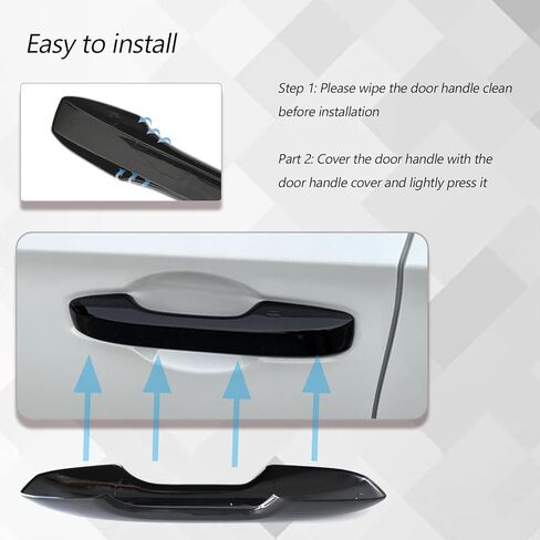 AUCERAMIC Side Door Mirror Cover Caps Trim + Door Handle Cover Trim Fit for 2022-2026 Honda Civic LX Sport EX Si Sedan, LX EX-L Sport Hatchback 11th Gen Civic in Saudi Arabia