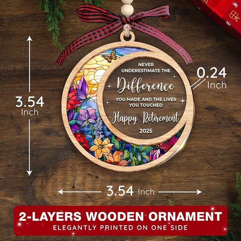 Retirement Gift for Woman, Best Retirement Gifts for Women 2024 - Best Gifts for Retirement, Retired Gifts for Women, Happy Retirement Gifts - Cool Retirement Gifts, Retirement Ornament for Women 2024 in Saudi Arabia