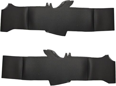 MEWANT Customized Hand Sewing Black Artificial Leather Car Steering Wheel Cover for Mazda 3 2010-2013 Mazda 5 2012-2015 Mazda 6 2011-2013 CX-7 2010-2012 CX-9 2010-2015 MAZDASPEED3 2010-2013 in Saudi Arabia