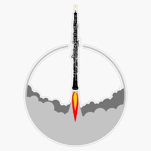 ملصق فينيل مغناطيسي من MAGNET Oboe Rocket مغناطيس 5 بوصات in Kuwait