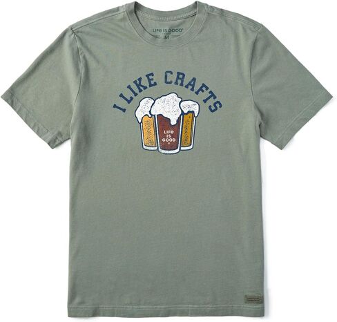 Life is Good - Mens It's Beer O'Clock T-Shirt, Color Darkest Blue, Size: Large in Saudi Arabia