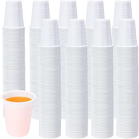 1000 Pcs 5 OZ/150 Ml Disposable Party Plastic Cups Assorted Colors Plastic Drinking Cups for Tasting, Parties, Picnic, BBQ, Wedding 10 Colors in Saudi Arabia