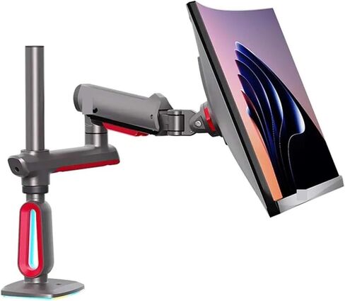 G80 L70 F6 E7 with RGB 32-60 inch Gaming Monitor Stand Mechanical arm Desktop Elevated Screen Rotating Aluminum Clip Ring(L70) in Saudi Arabia