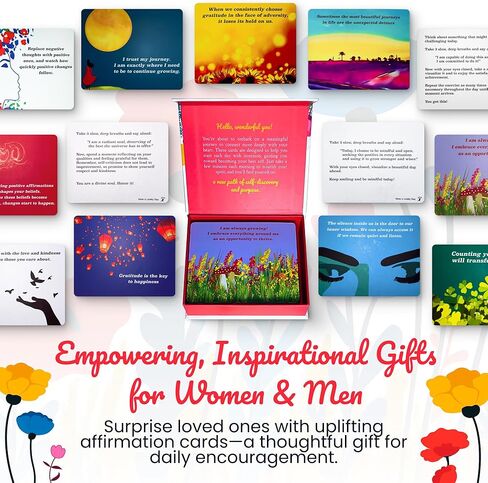 HALD Positive Affirmation Cards with Mindfulness Exercises, Inspirational Tools for Everyone, Motivational Items, Self Care Gifts for Women, Men & the Youth, 60 Transformative Affirmation Cards in Saudi Arabia