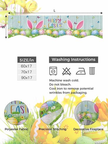 Christmas Grid Leopard Xmas Tree Mantel Scarf Fireplace Top Runner,Mantel Scarves Cover Table Runners for Home Daily Use Holiday Party Decor 70x17in,Winter Snowflake Texture on Red in Kuwait