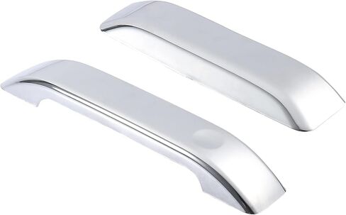 X AUTOHAUX Set of 5 Pack Driver and Passenger Side Chrome Silver Tone Car Exterior Outside Door Handle Cover with Tailgate Covers Decor Trim for Ford F-150 4DR 2004-2014 in Saudi Arabia