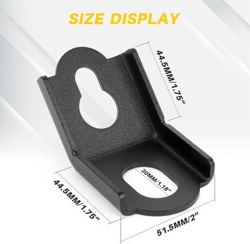 PSLER Tie Down Brackets Hooks for Maverick X3 Max, MAX RS RR DS Turbo 2017 2018 2019 2020 2021 2022 2023 2024 (4pcs), Black in Saudi Arabia