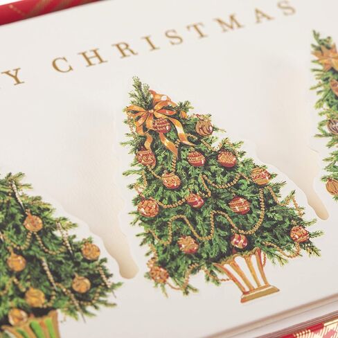 Graphique Hammered Dove Holiday Cards | Pack of 15 Cards with Envelopes | Christmas Greetings | Gold Foil | Boxed Set | 4.75" x 6.625" in Saudi Arabia