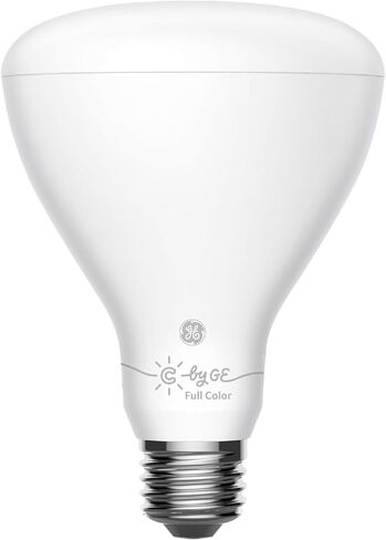 GE Lighting CYNC Smart Flood Light Bulbs, Bluetooth Enabled, Tunable White, Alexa and Google Assistant Compatible, Cool and Warm White (2 Pack), Packaging May Vary in Kuwait