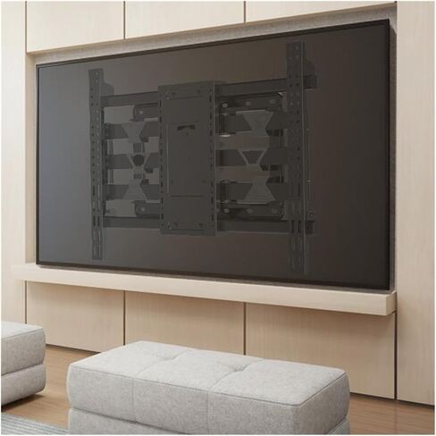 Ultra-thin TV hanger 85 86 90 98 inch telescopic rotating built-in bracket H10 in Saudi Arabia
