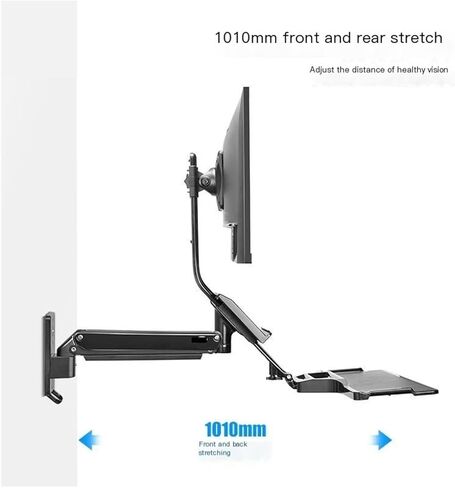 Workbench monitor stand wall-mounted with keyboard bracket standing MC32/MB32 in Saudi Arabia