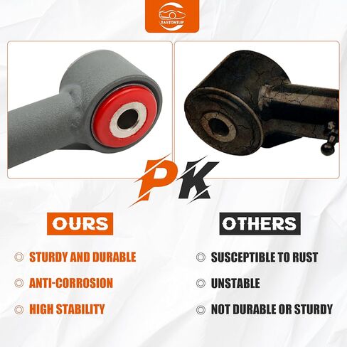 Front Upper Control Arms with Ball Joint for 2005-2024 Toyota Tacoma & Hilux & Fortuner,2-4" Lift Tubular Control Arms Replacement OEM Arms in Kuwait