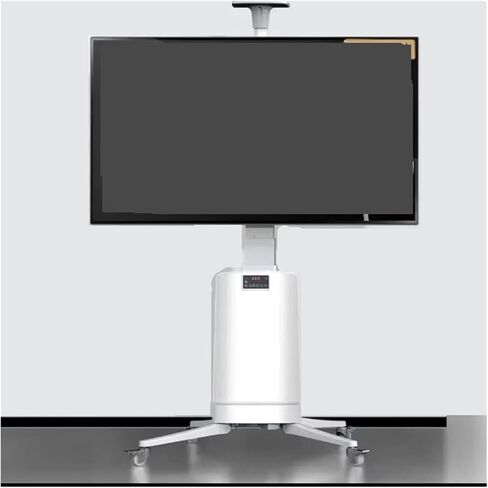 TW85 TV stand floor-standing mobile cart touch machine conference multi-scenario suitable for 32-85 inches(Black) in Kuwait