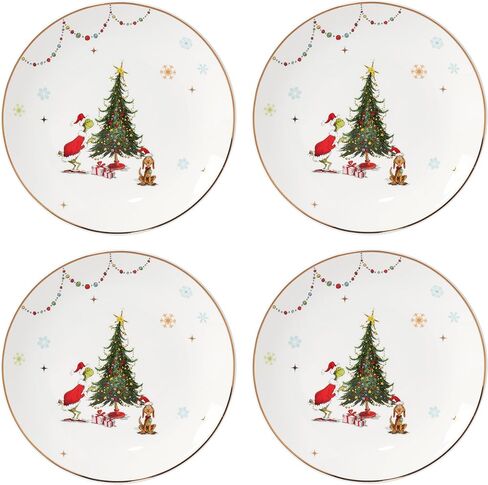 Lenox Merry Grinchmas Salt & Pepper Set, 2 Count, Green in Saudi Arabia