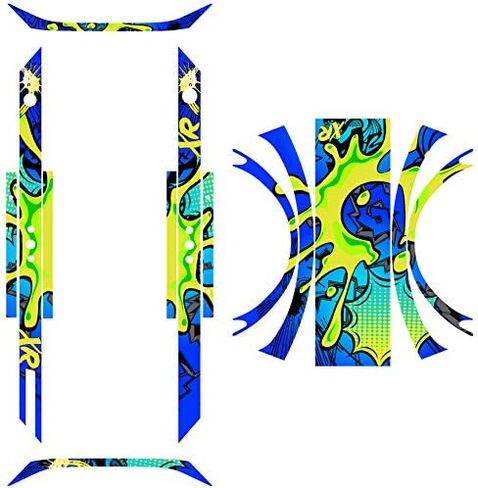 Graphics for OneWheel Plus XR, Zany Blue Design, Rail and Fender Decals only, Earth SURF Designs by Senge Graphics Inc. in Saudi Arabia