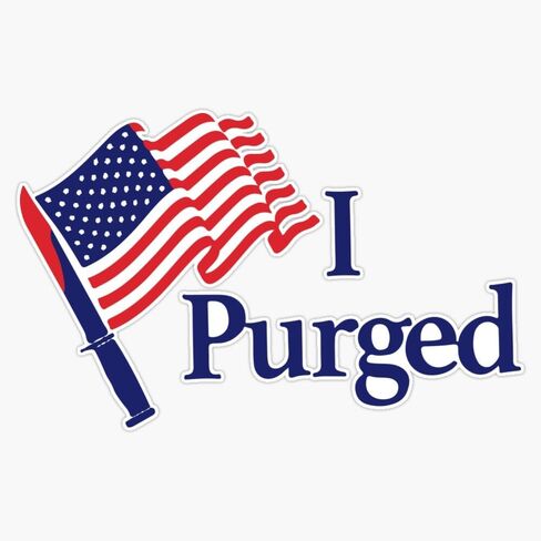 Magnet Purge Magnet Vinyl Decal Sticker 5" in Saudi Arabia