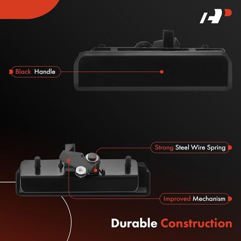 A-Premium Tailgate Handle Liftgate Latch Handle Compatible with Chevrolet Astro 1992-2005 & GMC Safari 1992-2005, Smooth Black in Saudi Arabia