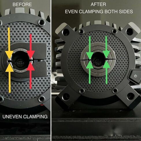 مشبك عمود بديل لـ Fanatec CSL DD وGT DD Pro Base Runout Fix، قطع الاتصال، ملحقات أجزاء الألومنيوم in Kuwait
