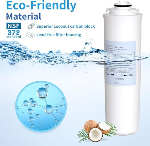 51300C Replacement for Elkay 51300C WaterSentry Filter (9 inches No Chip - 2 Pack) in Saudi Arabia