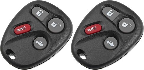 ACROPIX 315 MHZ Key Fob دخول بدون مفتاح عن بعد مناسب لكاديلاك CTS 2003-2007 L2C0005T - حزمة من 2 أسود in Saudi Arabia