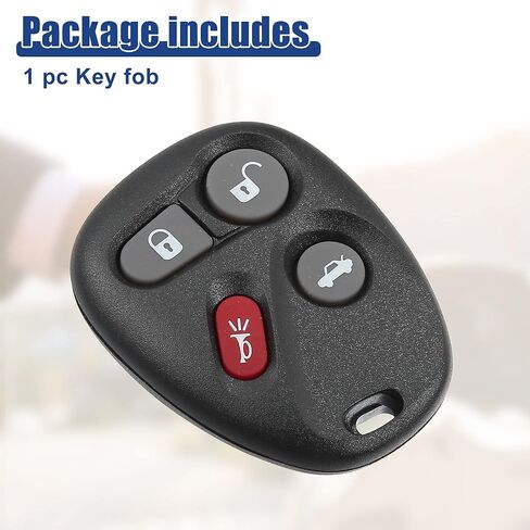 ACROPIX 315 MHZ Key Fob دخول بدون مفتاح عن بعد مناسب لكاديلاك CTS 2003-2007 L2C0005T - حزمة من 2 أسود in Saudi Arabia