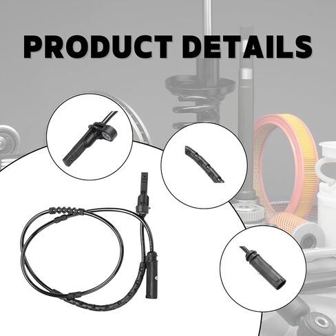 4 قطعة الجبهة الخلفية ABS عجلة السرعة الاستشعار ل BMW F20 F30 125i 320i 328i 420i 34526791223 34526884422 34526791225 34526884421 in Saudi Arabia