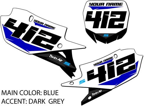 2019-2023 YZ 450 FX SG64 مجموعة لوحات أرقام MX مخصصة Senge Graphics Kit متوافقة مع Yamaha in Saudi Arabia