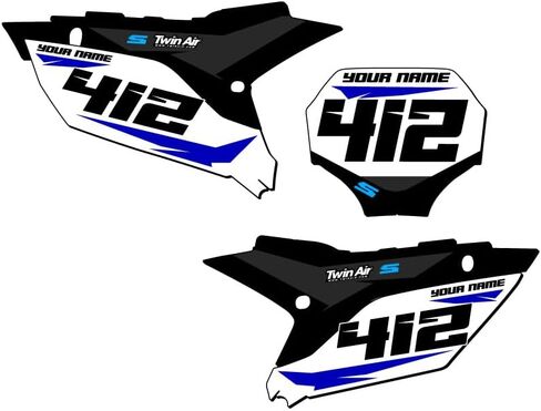 2019-2023 YZ 450 FX SG64 مجموعة لوحات أرقام MX مخصصة Senge Graphics Kit متوافقة مع Yamaha in Saudi Arabia