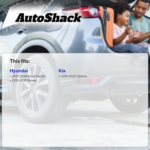 AutoShack 12.01" (305 mm) Front Vented Brake Rotors Coated + Premium Ceramic Brake Pads Replacement for 2015-2019 Hyundai Sonata 2016-2020 Kia Optima 6-PC Brake Kit ArmorStop in Saudi Arabia