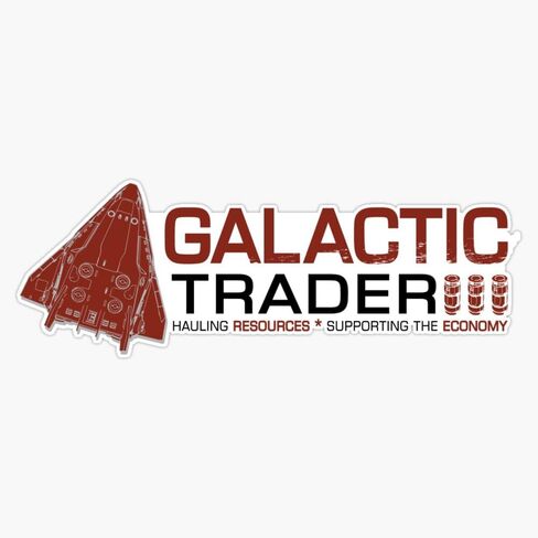 MAGNET Elite Dangerous: Galactic Trader Magnetic Vinyl Sticker Decal Magnet 5" in Saudi Arabia