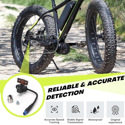 Speed Sensor Set for BAFANG CAN Bus Mid Drive Kit, Compatible with BBS02 and BBSHD Motors, 4-Pin Male Connector, Waterproof, Plug and Play Installation in Saudi Arabia