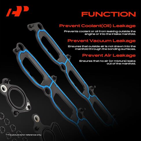 A-Premium Lower & Upper Engine Intake Manifold Gasket Set Compatible with Ford, Lincoln Car, Expedition 2005-2014, F-150 2004-2010, F-250 F-350 Super Duty 2005-2010, Mark LT, Navigator, SOHC V8 5.4L in Saudi Arabia