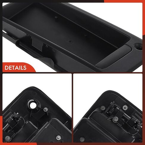 A-Premium Right Right Cargo Exterior Door Handle - Compatible with 2003-2009 Chevy & GMC Express Savana 1500 2500 3500 4500 2003-2009, Handle with License Plate Frame, Replace# 25866289, 15269298 in Saudi Arabia