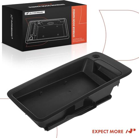 A-Premium Right Right Cargo Exterior Door Handle - Compatible with 2003-2009 Chevy & GMC Express Savana 1500 2500 3500 4500 2003-2009, Handle with License Plate Frame, Replace# 25866289, 15269298 in Saudi Arabia