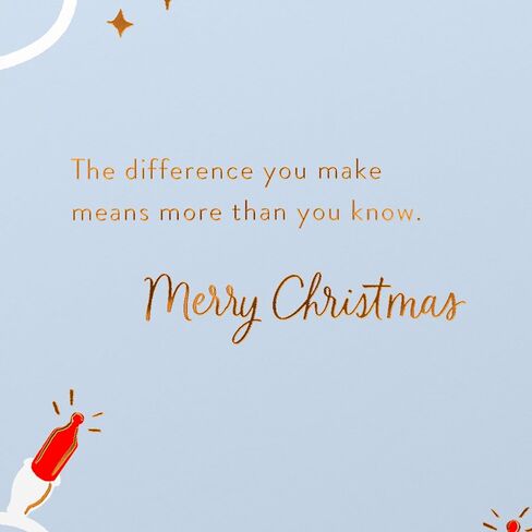 American Greetings Christmas Thank You Card for Caregiver (Thanks For Everything You Do) in Saudi Arabia