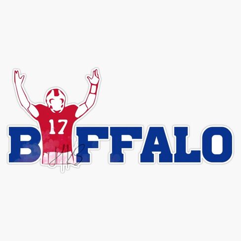 Magnet Buffalo 17 Magnet Vinyl Decal Sticker 5" in Saudi Arabia