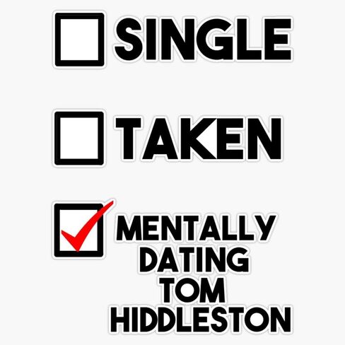 Magnet Dating Tom Hiddleston Magnet Vinyl Decal Sticker 5" in Saudi Arabia