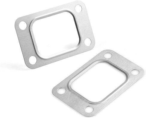 2 قطعة T2 التوربينات حشية الحافة الفولاذ المقاوم للصدأ 4 حفرة العالمي ل T25 T28 GT25 GT28 T2 غسالة الشاحن التربيني مشعب السحب حشية الحافة in Kuwait