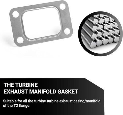 2 قطعة T2 التوربينات حشية الحافة الفولاذ المقاوم للصدأ 4 حفرة العالمي ل T25 T28 GT25 GT28 T2 غسالة الشاحن التربيني مشعب السحب حشية الحافة in Kuwait