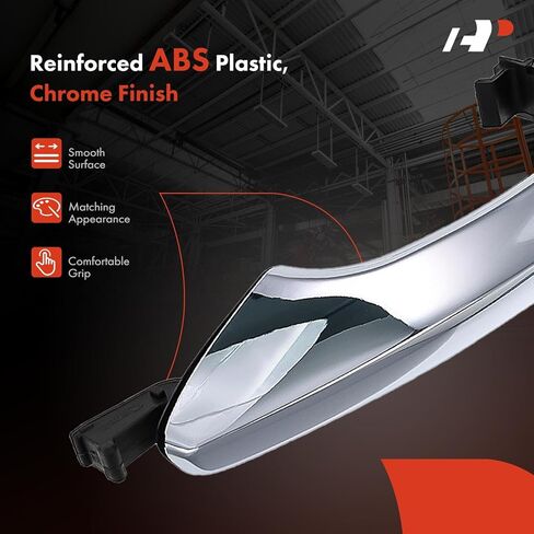 مقبض باب خارجي من جانب الركاب الأمامي الأيمن A-Premium متوافق مع Hyundai Santa Fe Sport 2013-2018، Santa Fe/Santa Fe XL 2013-2019، كروم، استبدال # 826612W010 in Saudi Arabia