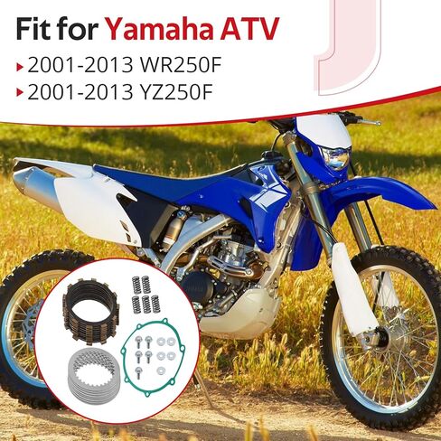 JAVIK Clutch Friction Plates Kit w/Gasket Fit for Yamaha WR250F YZ250F 2001-2013 5DH-16321-00-00 3XJ-16321-00-00 5XC-16321-00-00 5NL-16325-00-00 in Saudi Arabia