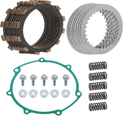 JAVIK Clutch Friction Plates Kit w/Gasket Fit for Yamaha WR250F YZ250F 2001-2013 5DH-16321-00-00 3XJ-16321-00-00 5XC-16321-00-00 5NL-16325-00-00 in Saudi Arabia